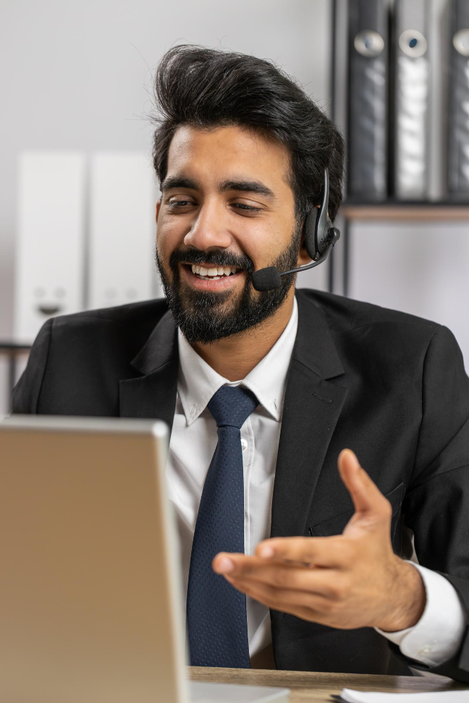 Customer support agent ready to help